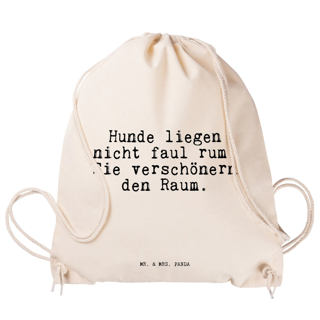 Drawstring bag Hunde liegen nicht faul... sports bag, gym bag, carrier bag, hipster, bag, jute bag, saying, sayings, funny, wisdom, quotes, Sayings Proverbs Wisdom Quotes Funny Wisdom Words