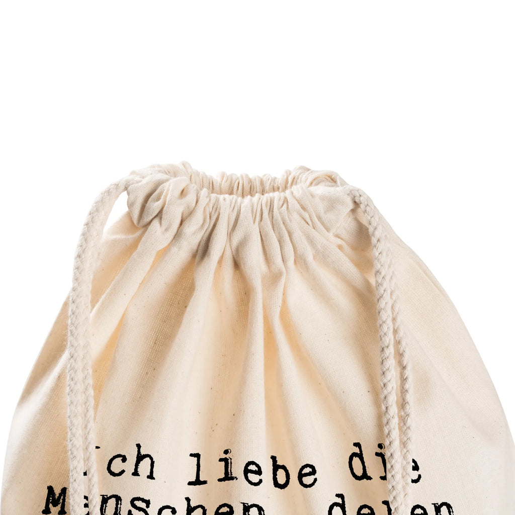 Drawstring bag Ich liebe die Menschen,... hipster, gym bag, jute bag, bag, sports bag, carrier bag, saying, sayings, funny, wisdom, quotes, Sayings Proverbs Wisdom Quotes Funny Wisdom Words