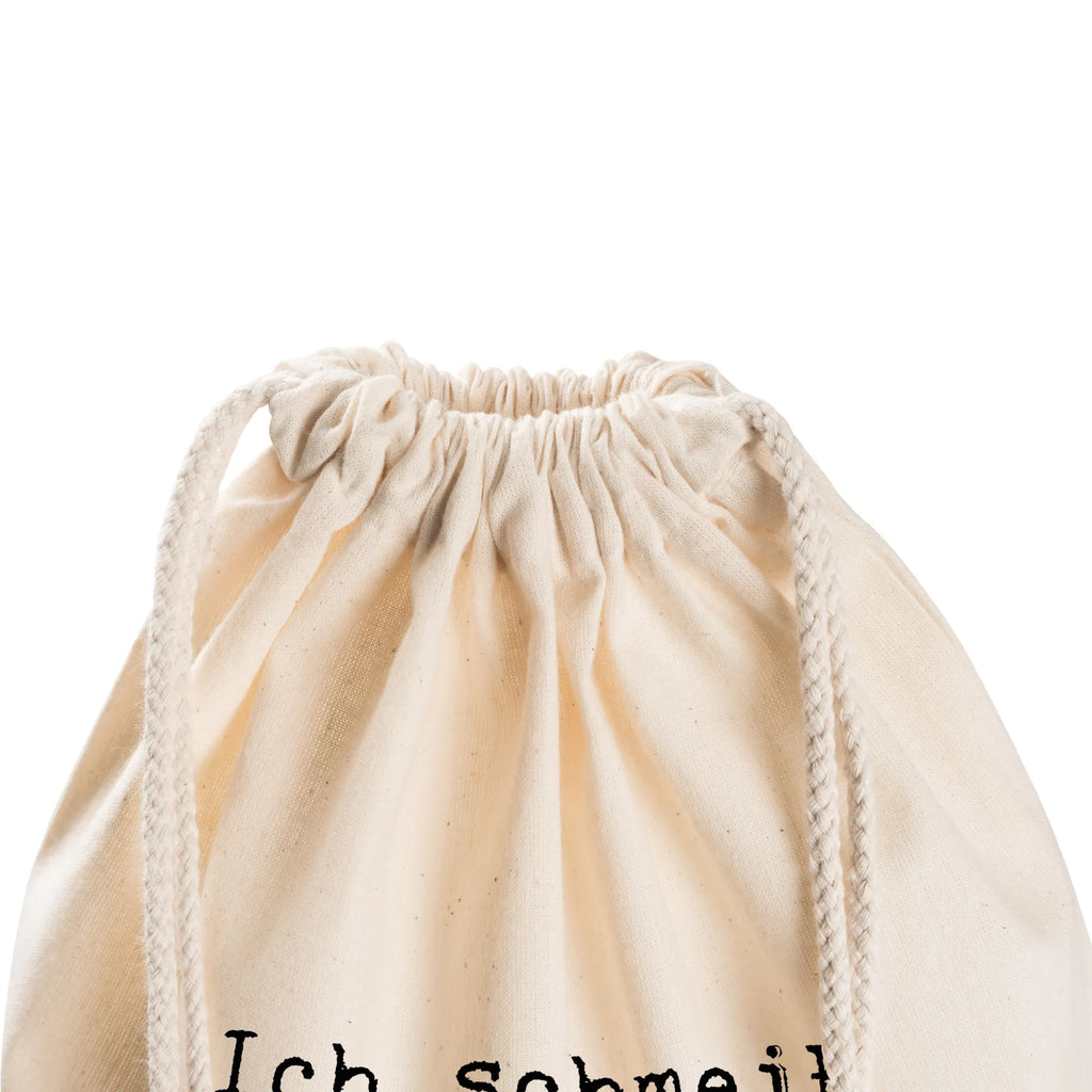 Drawstring bag Ich schmeiß alles hin... gym bag, hipster, sports bag, carrier bag, bag, jute bag, saying, sayings, funny, wisdom, quotes, Sayings Proverbs Wisdom Quotes Funny Wisdom Words