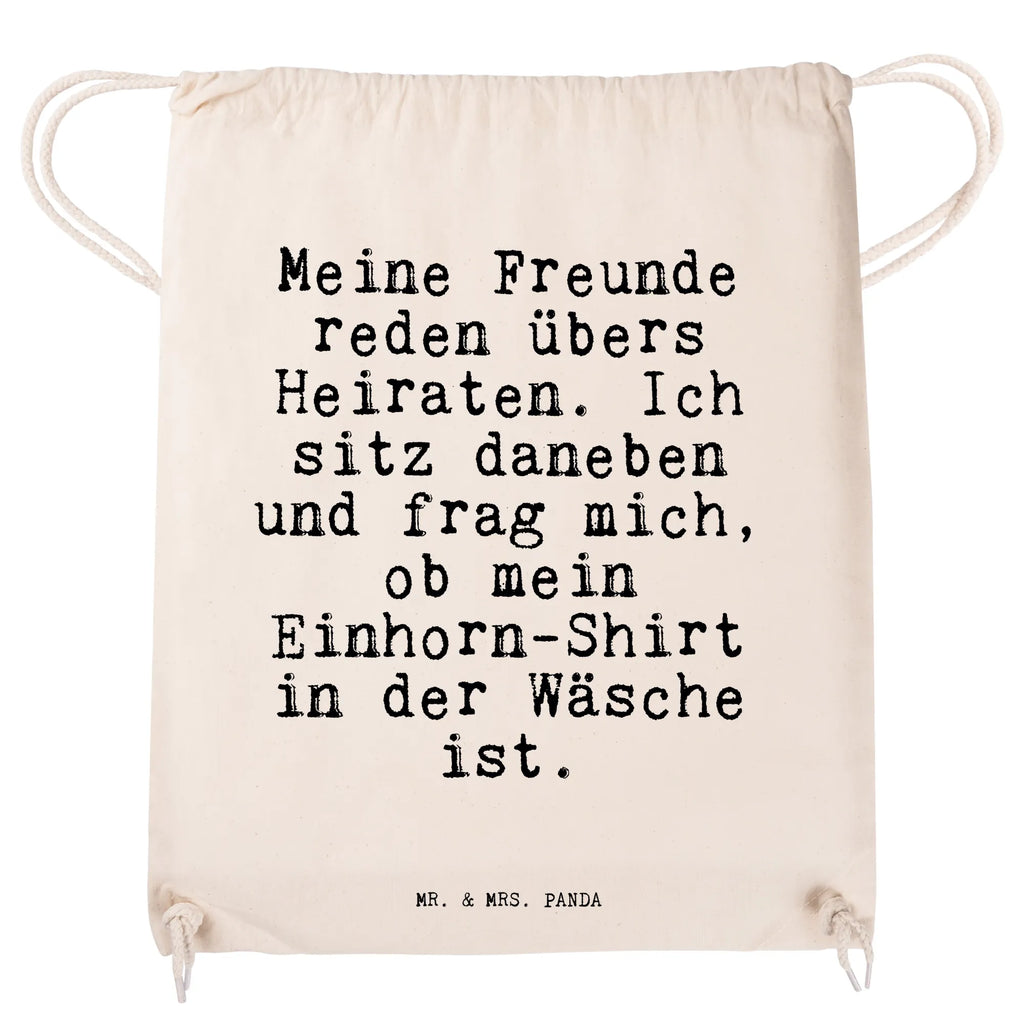 Drawstring bag Meine Freunde reden übers... carrier bag, gym bag, jute bag, bag, hipster, sports bag, saying, sayings, funny, wisdom, quotes, Sayings Proverbs Wisdom Quotes Funny Wisdom Words