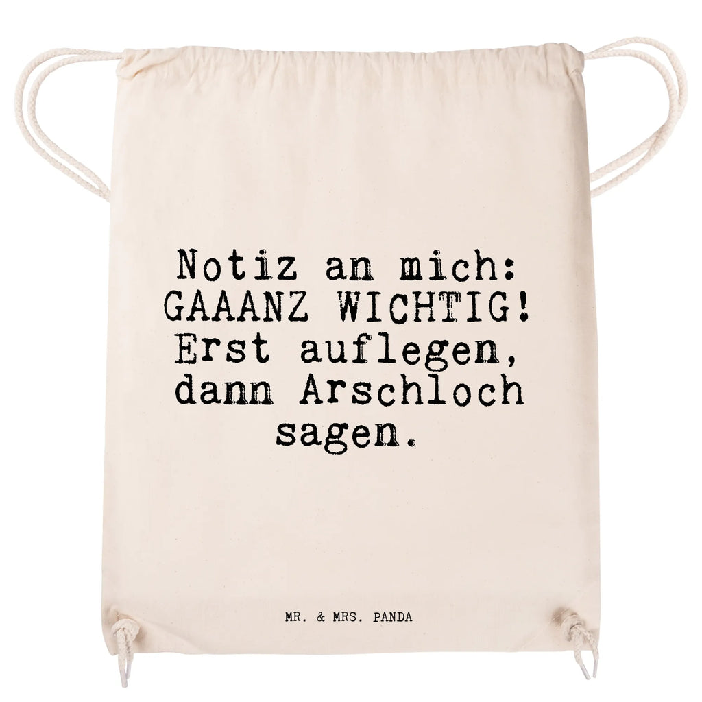 Drawstring bag Notiz an mich: GAAANZ... Sportbeutel Fitness, Sportbeutel, festivalbeutel, Gymbag, baumwoll rucksack, gym tasche, Festival Beutel, kordelzugbeutel, gym rucksack, Baumwolltasche, festival tasche, Baumwollbeutel, rucksack beutel, rucksack mit kordel, gym beutel, zuziehbeutel, zugbeutel, stoff rucksack, Sportbeutel Für Sport, Sportrucksack, rucksack stoff, Stoffbeutel, kordelrucksack, turnbeutel baumwolle, Turnbeutel Schule, beutelrucksack, Sportbeutel Kindergarten, festival rucksack, Stofftasche, Sportbeutel Mit Kordelzug, Sportbeutel Aus Baumwolle, Alltagstasche, Sportbeutel Training, Sportbeutel Für Freizeit, freizeit rucksack, baumwolle beutel, Turnbeutel, wanderbeutel, gymnastiktasche, beutel mit kordelzug, Gymsack, wander rucksack, Turnbeutel Mit Kordel, Sportbeutel Schule, Sportbeutel Kita, Sportbeutel Outdoor, Öko Sportbeutel, sportbeutel baumwolle, Sprüche, Lustige Sprüche, Weisheiten, Zitate, Spruch, Spruch Geschenke, Spruch Sprüche Weisheiten Zitate Lustig Weisheit Worte