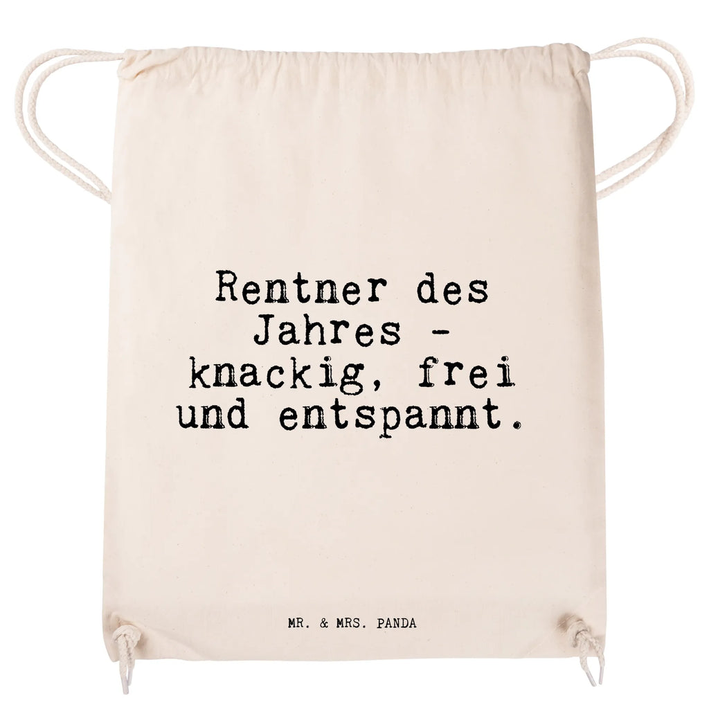 Drawstring bag Rentner des Jahres -... carrier bag, gym bag, sports bag, hipster, jute bag, bag, saying, sayings, funny, wisdom, quotes, Sayings Proverbs Wisdom Quotes Funny Wisdom Words