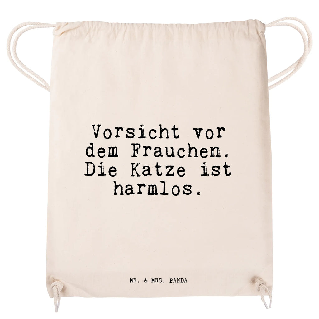 Drawstring bag Vorsicht vor dem Frauchen.... sports bag, bag, jute bag, gym bag, carrier bag, hipster, saying, sayings, funny, wisdom, quotes, Sayings Proverbs Wisdom Quotes Funny Wisdom Words