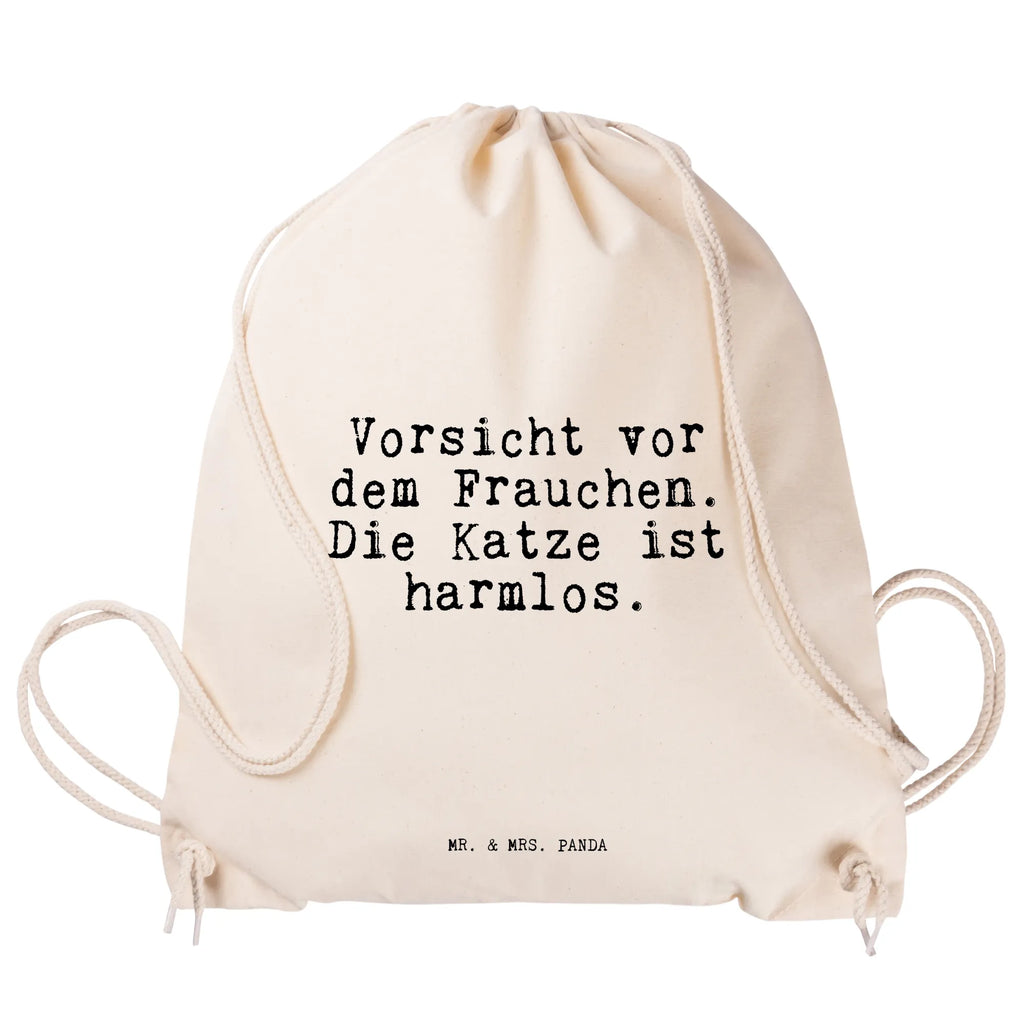 Drawstring bag Vorsicht vor dem Frauchen.... sports bag, bag, jute bag, gym bag, carrier bag, hipster, saying, sayings, funny, wisdom, quotes, Sayings Proverbs Wisdom Quotes Funny Wisdom Words