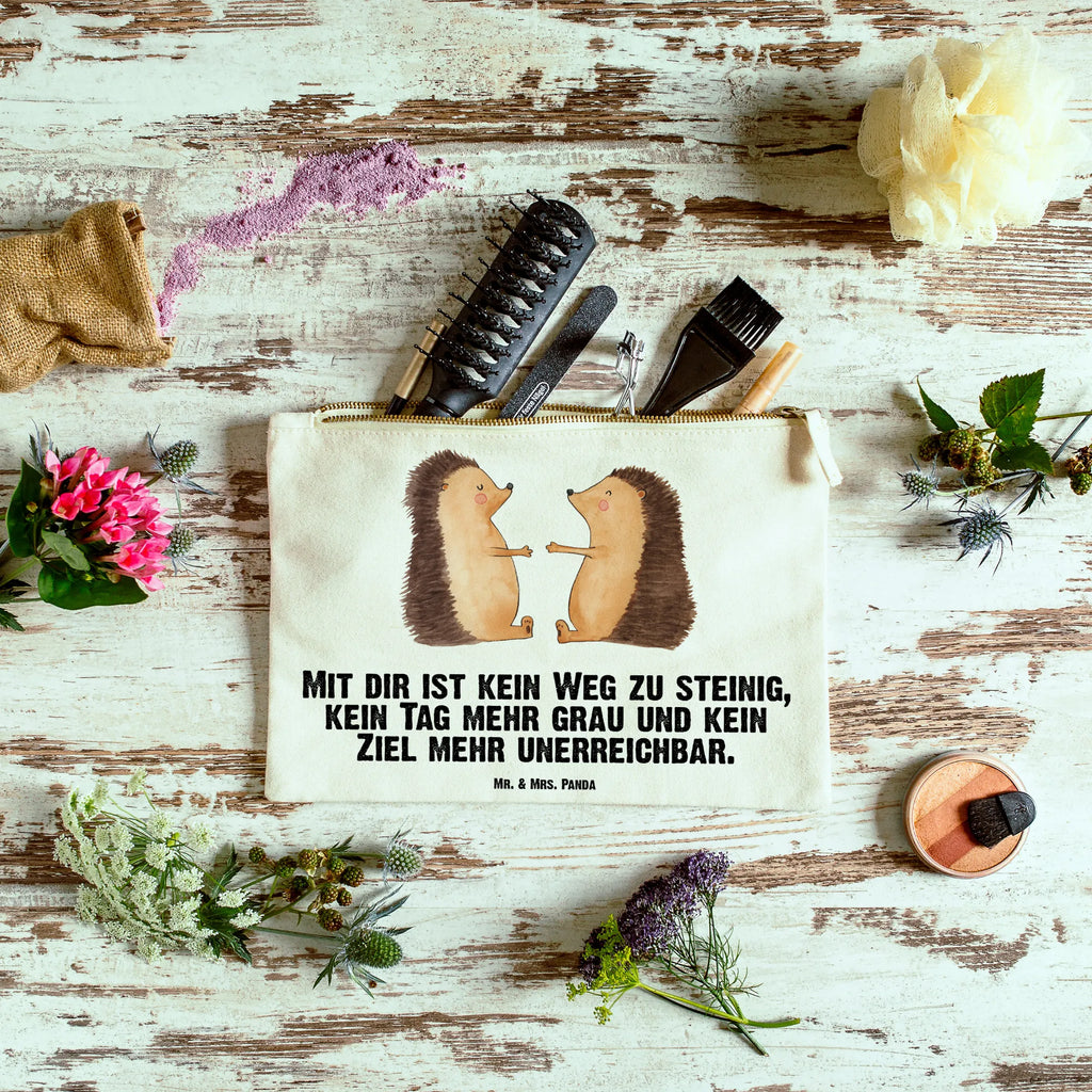 torebka na makijaż Miłość jeży aufbewahrungstasche, Waschbeutel, Kulturtasche, beauty case, Kosmetikbeutel, Kulturbeutel, aufbewahrungsbeutel, pencil case, Schminktäschchen, Etui, utensilientasche, Mäppchen, Waschtasche, Schminktasche, Schminkbeutel, Stiftemäppchen, kosmetiktäschchen, beauty tasche, Federmappe, pinsel tasche, toiletry bag, Kosmetiktasche, Schlampermäppchen, Freundin, Liebe, Ehefrau, Ehemann, Partner, Verlobung, Freund, Jahrestag, Hocheitstag, Heiratsantrag, Liebesgeschenk, Heiraten, Igel, Geschenk, Liebesbeweis, Hochzeitstag, Verliebt, Verheiratet, Verlobt, Hochzeit