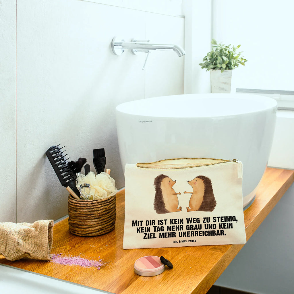 torebka na makijaż Miłość jeży aufbewahrungstasche, Waschbeutel, Kulturtasche, beauty case, Kosmetikbeutel, Kulturbeutel, aufbewahrungsbeutel, pencil case, Schminktäschchen, Etui, utensilientasche, Mäppchen, Waschtasche, Schminktasche, Schminkbeutel, Stiftemäppchen, kosmetiktäschchen, beauty tasche, Federmappe, pinsel tasche, toiletry bag, Kosmetiktasche, Schlampermäppchen, Freundin, Liebe, Ehefrau, Ehemann, Partner, Verlobung, Freund, Jahrestag, Hocheitstag, Heiratsantrag, Liebesgeschenk, Heiraten, Igel, Geschenk, Liebesbeweis, Hochzeitstag, Verliebt, Verheiratet, Verlobt, Hochzeit