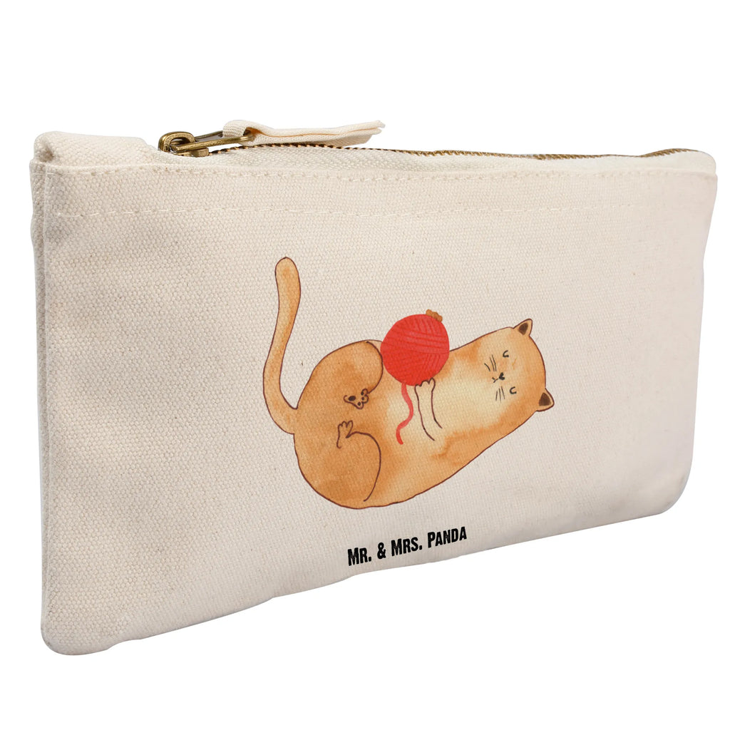 Make-up bag Cat Wool cat, tomcat, kitty, meow, kitten, housecat, mama cat, love cats, cat image, cat fan, cat lover, cat fancier, cat decoration, gift for cat lover, cat owner, funny cats, cat sayings, cat motto, funny cat gifts, fan merchandise, cat stuff, animal lover, ball of wool, pussy, play, wool, pet, playful, cats, Cats