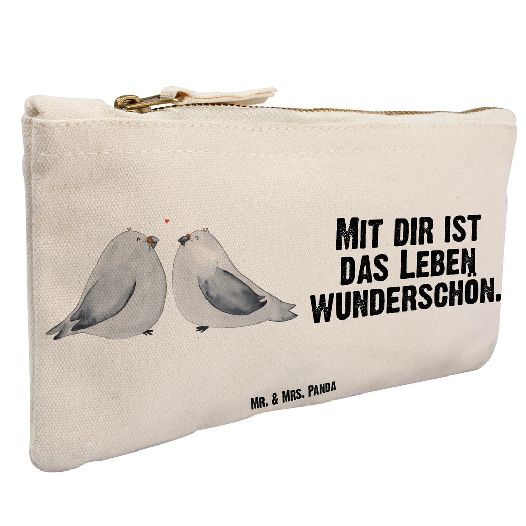 Schminktasche Turteltauben Liebe Federmappe, Schminktasche, Schminkbeutel, Mäppchen, toiletry bag, Stiftemäppchen, beauty tasche, Schminktäschchen, Waschtasche, Kosmetiktasche, Kulturtasche, Kosmetikbeutel, utensilientasche, aufbewahrungstasche, kosmetiktäschchen, Schlampermäppchen, Waschbeutel, aufbewahrungsbeutel, beauty case, pencil case, Etui, Kulturbeutel, pinsel tasche, Freundin, Liebe, Ehefrau, Ehemann, Partner, Verlobung, Freund, Jahrestag, Hocheitstag, Heiratsantrag, Liebesgeschenk, Heiraten, Turteltauben, Turteltäubchen, Verliebt, Verheiratet, Hochzeitstag, Verlobt, Liebesbeweis, Geschenk Hochzeit, Tauben, Geschenk Freund, Geschenk Freundin