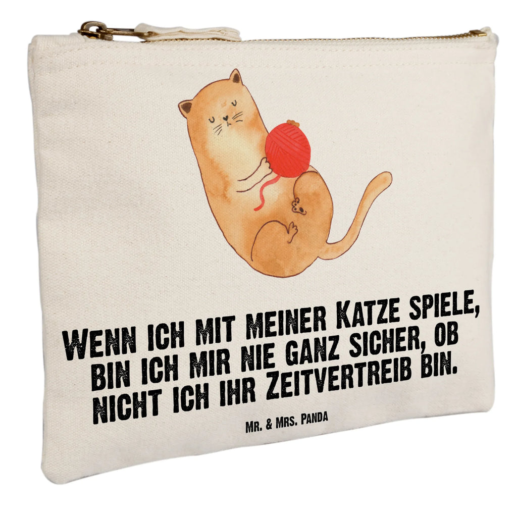 Make-up bag Cat Wool cat, tomcat, kitty, meow, kitten, housecat, mama cat, love cats, cat image, cat fan, cat lover, cat fancier, cat decoration, gift for cat lover, cat owner, funny cats, cat sayings, cat motto, funny cat gifts, fan merchandise, cat stuff, animal lover, ball of wool, pussy, play, wool, pet, playful, cats, Cats