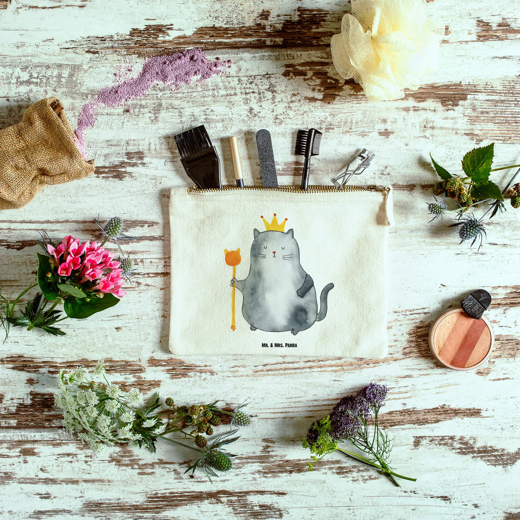 torebka na makijaż kot Król Waschbeutel, Kosmetiktasche, Mäppchen, pinsel tasche, aufbewahrungsbeutel, aufbewahrungstasche, beauty tasche, Kulturbeutel, beauty case, Schlampermäppchen, utensilientasche, Schminktäschchen, pencil case, Waschtasche, kosmetiktäschchen, toiletry bag, Schminktasche, Kulturtasche, Stiftemäppchen, Schminkbeutel, Kosmetikbeutel, Federmappe, Etui, Katzenmotiv, Katzenfan, Katzendeko, Katzenfreund, Katzenliebhaber, Katzenprodukte, Katzenartikel, Katzenaccessoires, Katzensouvenirs, Katzenliebhaberprodukte, Katzenmotive, Katze, Katzenhalter, Cats, Cat, Katzen, Einzug, Haustier, Wohnung, Mietze, Erste Eigenen Wohnung, Familie, Mietzhaus, Katzenbesitzerin, Königin, König, Queen, Kater, Umzug