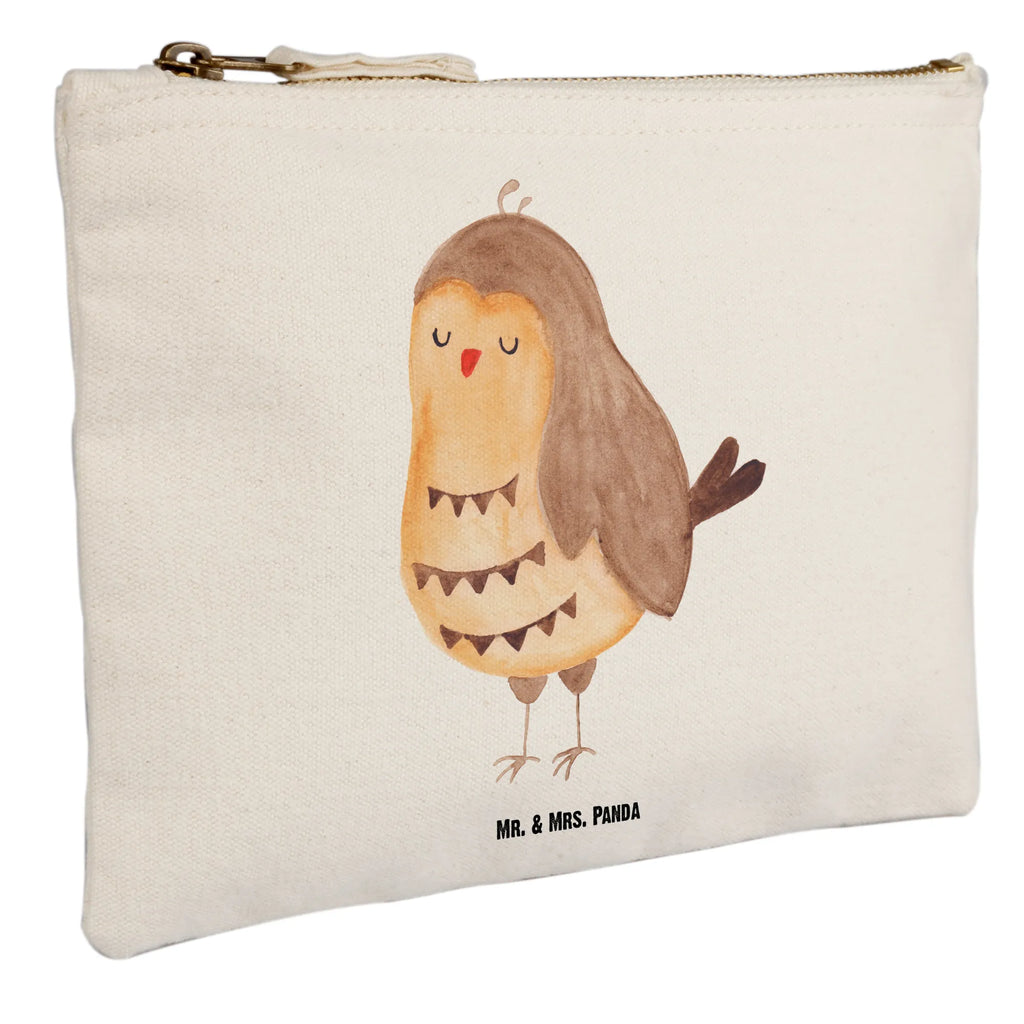 Schminktasche Eule Zufrieden Etui, Schlampermäppchen, beauty tasche, Federmappe, beauty case, Kulturtasche, aufbewahrungsbeutel, aufbewahrungstasche, pencil case, Schminkbeutel, Schminktasche, Waschbeutel, utensilientasche, Kulturbeutel, Kosmetikbeutel, Schminktäschchen, Waschtasche, Stiftemäppchen, Kosmetiktasche, kosmetiktäschchen, Mäppchen, pinsel tasche, toiletry bag, Eule, Eule Spruch, Eule Deko, Owl, Romantisch, Liebe Spruch, Geschenk Hochzeitstag, Wortspiel Lustig, Spruch schön