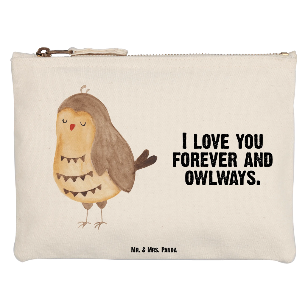 Schminktasche Eule Zufrieden Etui, Schlampermäppchen, beauty tasche, Federmappe, beauty case, Kulturtasche, aufbewahrungsbeutel, aufbewahrungstasche, pencil case, Schminkbeutel, Schminktasche, Waschbeutel, utensilientasche, Kulturbeutel, Kosmetikbeutel, Schminktäschchen, Waschtasche, Stiftemäppchen, Kosmetiktasche, kosmetiktäschchen, Mäppchen, pinsel tasche, toiletry bag, Eule, Eule Spruch, Eule Deko, Owl, Romantisch, Liebe Spruch, Geschenk Hochzeitstag, Wortspiel Lustig, Spruch schön