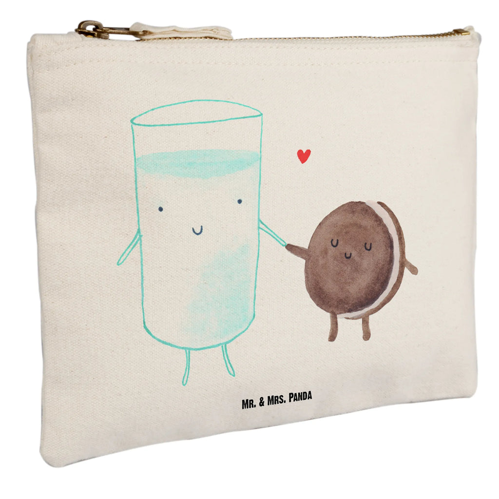 Make-up bag milk biscuit Mäppchen, Kulturtasche, Schminktasche, Kulturbeutel, Kosmetiktasche, pinsel tasche, toiletry bag, aufbewahrungsbeutel, Waschbeutel, pencil case, Schlampermäppchen, utensilientasche, aufbewahrungstasche, Federmappe, Waschtasche, Stiftemäppchen, beauty tasche, Schminktäschchen, Etui, Schminkbeutel, Kosmetikbeutel, beauty case, kosmetiktäschchen, Lustige Sprüche, Tiermotive, Tiere, Gute Laune, Milch, Keks, Cookie, Milk, Motiv Süß, Romantisch, Kaffee, Kekse, Perfektes Paar, Einladung Frühstück