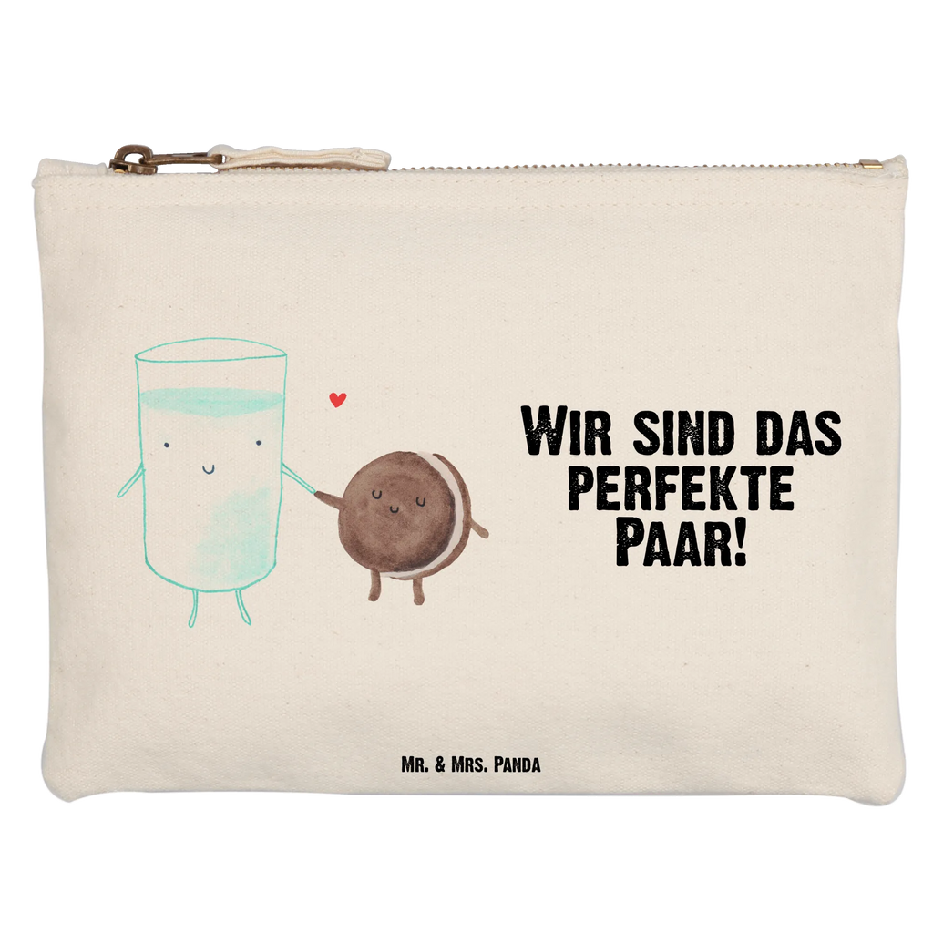 Make-up bag milk biscuit Mäppchen, Kulturtasche, Schminktasche, Kulturbeutel, Kosmetiktasche, pinsel tasche, toiletry bag, aufbewahrungsbeutel, Waschbeutel, pencil case, Schlampermäppchen, utensilientasche, aufbewahrungstasche, Federmappe, Waschtasche, Stiftemäppchen, beauty tasche, Schminktäschchen, Etui, Schminkbeutel, Kosmetikbeutel, beauty case, kosmetiktäschchen, Lustige Sprüche, Tiermotive, Tiere, Gute Laune, Milch, Keks, Cookie, Milk, Motiv Süß, Romantisch, Kaffee, Kekse, Perfektes Paar, Einladung Frühstück