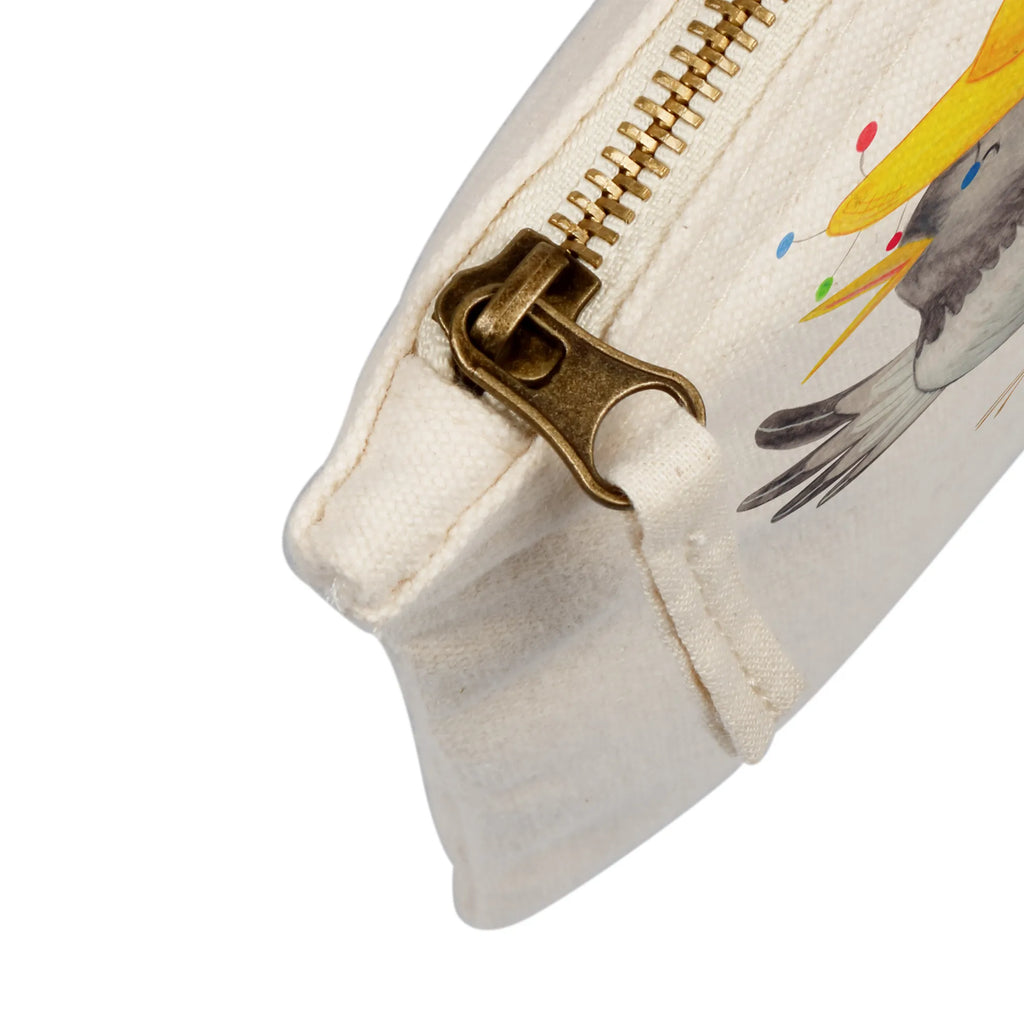 torebka na makijaż kruk Sombrero aufbewahrungsbeutel, beauty case, kosmetiktäschchen, Schminkbeutel, Kulturtasche, Schlampermäppchen, Kosmetiktasche, Schminktasche, Kosmetikbeutel, Mäppchen, Kulturbeutel, beauty tasche, aufbewahrungstasche, toiletry bag, utensilientasche, pencil case, Etui, Waschbeutel, Waschtasche, Federmappe, Stiftemäppchen, Schminktäschchen, pinsel tasche, Lustige Sprüche, Tiermotive, Tiere, Gute Laune, Motivation, Glück Spruch, Rabe, Vogel, Elster, Fröhlich sein, Froh, Spruch Positiv, Vögel, glücklich sein