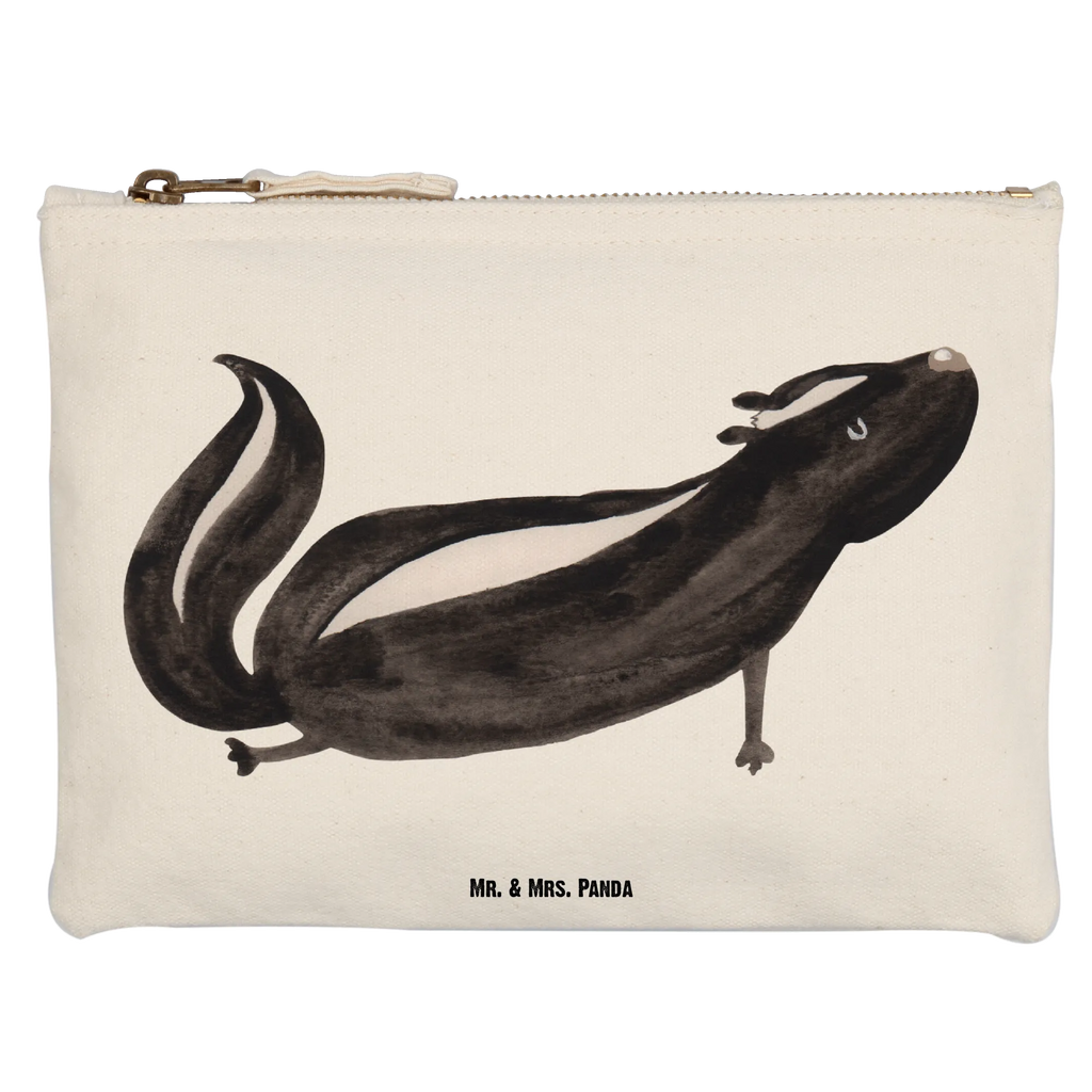 torebka na makijaż skunks Joga Schminktäschchen, Waschbeutel, pinsel tasche, beauty tasche, pencil case, Kosmetikbeutel, Etui, Schminkbeutel, Kulturbeutel, Stiftemäppchen, aufbewahrungstasche, Federmappe, Schminktasche, Mäppchen, Schlampermäppchen, utensilientasche, toiletry bag, Kulturtasche, Kosmetiktasche, aufbewahrungsbeutel, Waschtasche, beauty case, kosmetiktäschchen, Stinktier, Skunk, Stinki, Lache, Raubtier, Namaste, Wildtier, Stinker, Liebe, Lebe, Yoga
