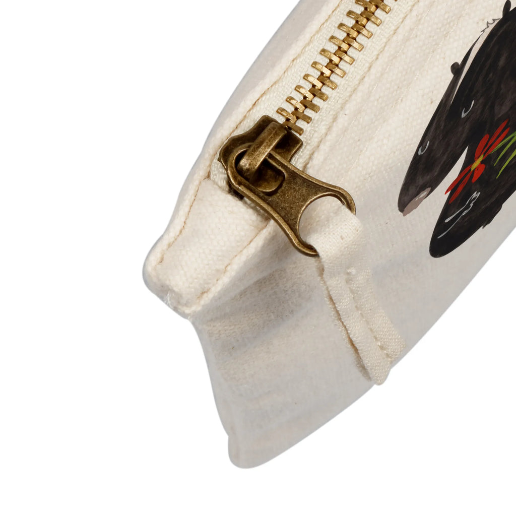 torebka na makijaż skunks kwiat Stiftemäppchen, beauty case, Kosmetiktasche, Federmappe, Etui, toiletry bag, Schminktasche, Kosmetikbeutel, beauty tasche, Waschbeutel, Schlampermäppchen, Mäppchen, aufbewahrungsbeutel, pencil case, pinsel tasche, Kulturbeutel, Kulturtasche, Waschtasche, utensilientasche, Schminktäschchen, kosmetiktäschchen, Schminkbeutel, aufbewahrungstasche, Stinktier, Skunk, Träume, Verträumt, Raubtier, Stinker, Wildtier, Tagträumer, Stinki, Dreams