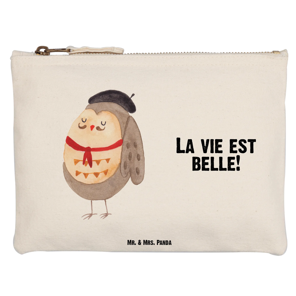 Schminktasche Eule Frankreich aufbewahrungsbeutel, beauty tasche, Waschtasche, Schlampermäppchen, Kosmetiktasche, utensilientasche, pencil case, toiletry bag, Waschbeutel, Federmappe, Kulturbeutel, Stiftemäppchen, beauty case, pinsel tasche, Etui, Kosmetikbeutel, Schminktäschchen, Kulturtasche, Mäppchen, Schminktasche, aufbewahrungstasche, kosmetiktäschchen, Schminkbeutel, Eule, Frankreich, Spruch Französisch, Eulen, La Vie Est Belle, Owl, Spruch schön, Eule Deko, Hibou, Das Leben Ist schön