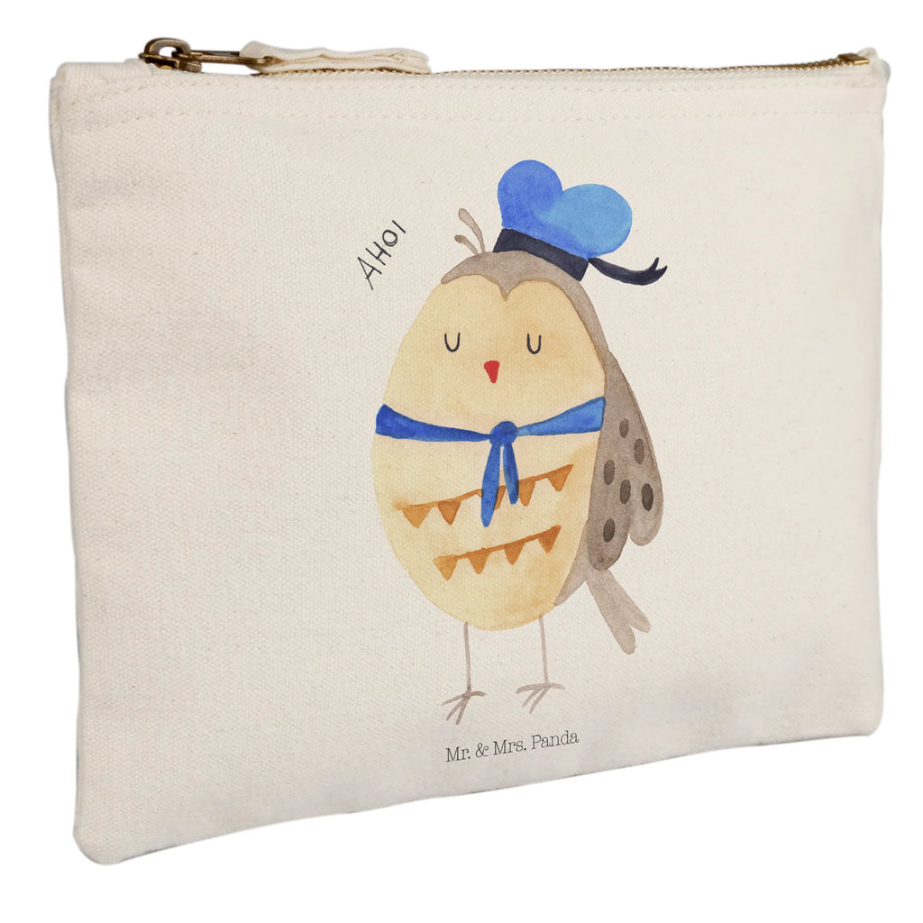 Make-up bag Owl sailor Schlampermäppchen, Kosmetikbeutel, Schminkbeutel, aufbewahrungsbeutel, utensilientasche, Stiftemäppchen, Mäppchen, beauty tasche, Etui, Waschbeutel, Schminktasche, Federmappe, aufbewahrungstasche, toiletry bag, Kulturbeutel, kosmetiktäschchen, Schminktäschchen, Kosmetiktasche, Kulturtasche, pencil case, pinsel tasche, Waschtasche, beauty case, Eule, Wortspiel Lustig, Eule Deko, Matrose, Owl, Ehe, Hochzeitstag Geschenk, Eule Spruch, Heimathafen, Freundin, Seefahrer