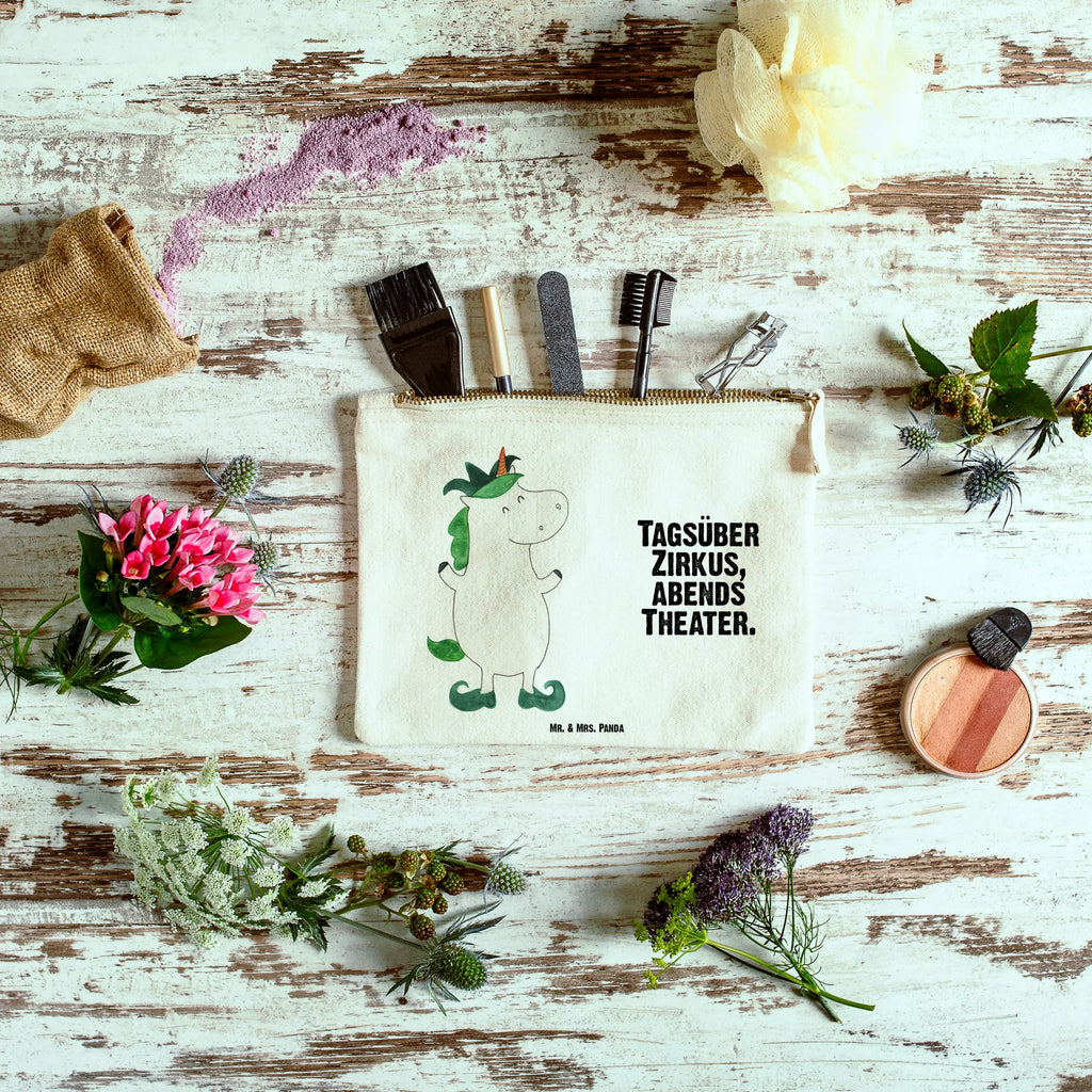 torebka na makijaż Jednorożec Joker Kosmetiktasche, beauty case, Schminkbeutel, beauty tasche, Schminktasche, pencil case, pinsel tasche, Schlampermäppchen, Schminktäschchen, Mäppchen, Kosmetikbeutel, kosmetiktäschchen, toiletry bag, Waschtasche, Federmappe, Etui, utensilientasche, aufbewahrungstasche, Kulturtasche, Stiftemäppchen, aufbewahrungsbeutel, Kulturbeutel, Waschbeutel, Einhorn Deko, Einhörner, Unicorn, Einhorn, Kasper, Hofnarr, Gaukler, Mittelalter