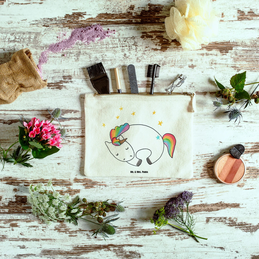 torebka na makijaż Jednorożec noc Schlampermäppchen, kosmetiktäschchen, pencil case, Federmappe, Schminktäschchen, beauty case, Schminkbeutel, Waschbeutel, Schminktasche, beauty tasche, utensilientasche, Waschtasche, Etui, Kulturbeutel, Kosmetikbeutel, Mäppchen, Stiftemäppchen, pinsel tasche, aufbewahrungsbeutel, Kulturtasche, aufbewahrungstasche, Kosmetiktasche, toiletry bag, Einhörner, Unicorn, Einhorn, Einhorn Deko, Freundin, Menschen, Träume, Traum, Realität, Geschenk, Ruhe
