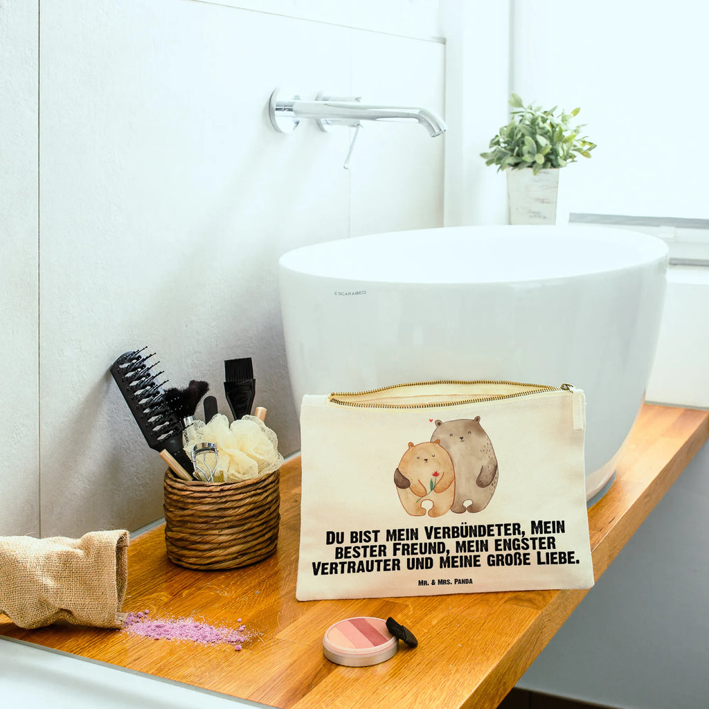 torebka na makijaż Miłość niedźwiedzi utensilientasche, Schminktäschchen, aufbewahrungsbeutel, Kosmetikbeutel, Schminktasche, beauty case, Stiftemäppchen, toiletry bag, Federmappe, Waschbeutel, Schlampermäppchen, pinsel tasche, kosmetiktäschchen, Kulturbeutel, Etui, Waschtasche, Schminkbeutel, Kosmetiktasche, pencil case, Mäppchen, beauty tasche, Kulturtasche, aufbewahrungstasche, Freundin, Liebe, Ehefrau, Ehemann, Partner, Verlobung, Freund, Jahrestag, Hocheitstag, Heiratsantrag, Liebesgeschenk, Heiraten, Geschenk Freund, Verliebt, Verlobt, Liebesbeweis, Hochzeitstag, Geschenk Freundin, Bärchen, Bär, Geschenk Hochzeit, Bären, Verheiratet