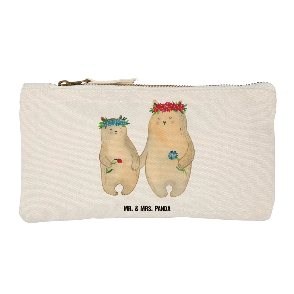 Make-up bag Bears with flower crown pencil case, Schminkbeutel, Schlampermäppchen, utensilientasche, Stiftemäppchen, Kulturbeutel, Kosmetiktasche, Federmappe, beauty case, Waschbeutel, aufbewahrungsbeutel, Mäppchen, toiletry bag, kosmetiktäschchen, pinsel tasche, Kulturtasche, beauty tasche, Etui, aufbewahrungstasche, Schminktasche, Schminktäschchen, Waschtasche, Kosmetikbeutel, Bruder, Papa, Opa, Schwester, Oma, Familie, Vatertag, Mama, Muttertag, Kinder, Lieblingsmama, Family, Mutti, Töchter, Lieblingsmensch, Tochter, Kind, Beste Mutter, Vorbild, Mutter, Mami, Bär, Bären, Weltbeste Mama, Geschenk Mama. Muttertag