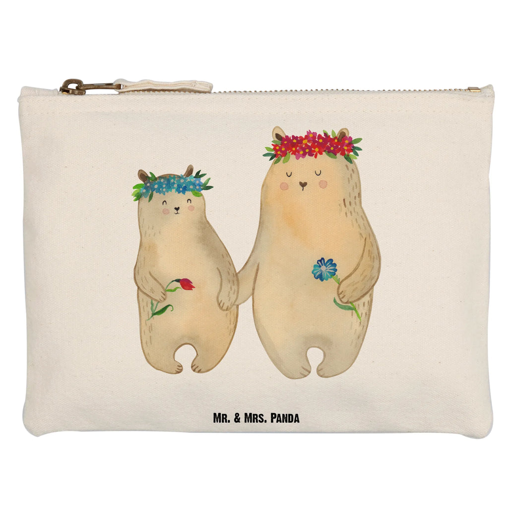 Make-up bag Bears with flower crown pencil case, Schminkbeutel, Schlampermäppchen, utensilientasche, Stiftemäppchen, Kulturbeutel, Kosmetiktasche, Federmappe, beauty case, Waschbeutel, aufbewahrungsbeutel, Mäppchen, toiletry bag, kosmetiktäschchen, pinsel tasche, Kulturtasche, beauty tasche, Etui, aufbewahrungstasche, Schminktasche, Schminktäschchen, Waschtasche, Kosmetikbeutel, Bruder, Papa, Opa, Schwester, Oma, Familie, Vatertag, Mama, Muttertag, Kinder, Lieblingsmama, Family, Mutti, Töchter, Lieblingsmensch, Tochter, Kind, Beste Mutter, Vorbild, Mutter, Mami, Bär, Bären, Weltbeste Mama, Geschenk Mama. Muttertag