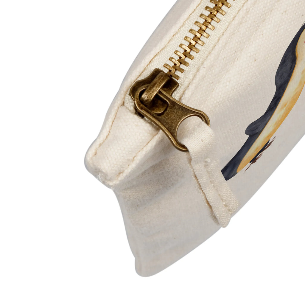 torebka na makijaż Pingwin Miłość Miłość, partner, przyjaciel, przyjaciółka, mąż, żona, wesele, zaręczyny, prośba o rękę, prezent miłosny, rocznica, dzień ślubu