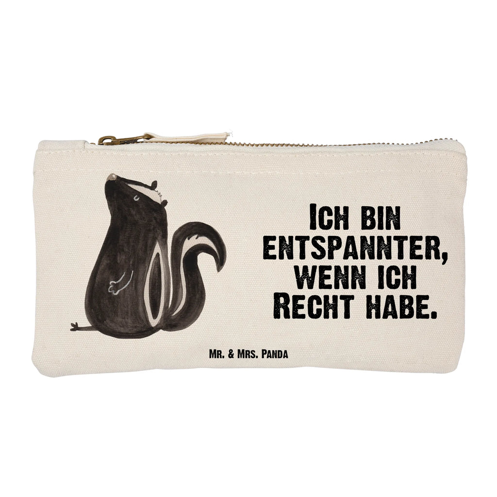 Make-up bag skunk Sit Skunk, slogan, stinky, stinker, skunk, law, wild animal, office, predator, know-it-all