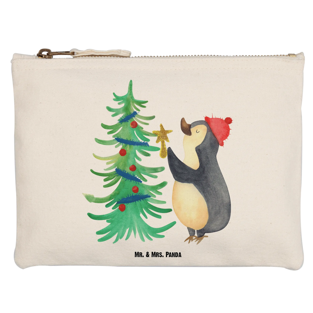 Make-up bag penguin Christmas tree Waschbeutel, Kulturtasche, pinsel tasche, pencil case, kosmetiktäschchen, Schminktasche, Schminktäschchen, Schlampermäppchen, Kosmetiktasche, aufbewahrungsbeutel, Kosmetikbeutel, Mäppchen, beauty tasche, Waschtasche, Etui, aufbewahrungstasche, Kulturbeutel, utensilientasche, Stiftemäppchen, beauty case, Schminkbeutel, toiletry bag, Federmappe, Heiligabend, Wintermotiv, Nikolaus, Weihnachtsdeko, Advent, Winter, Weihnachten, Pinguin