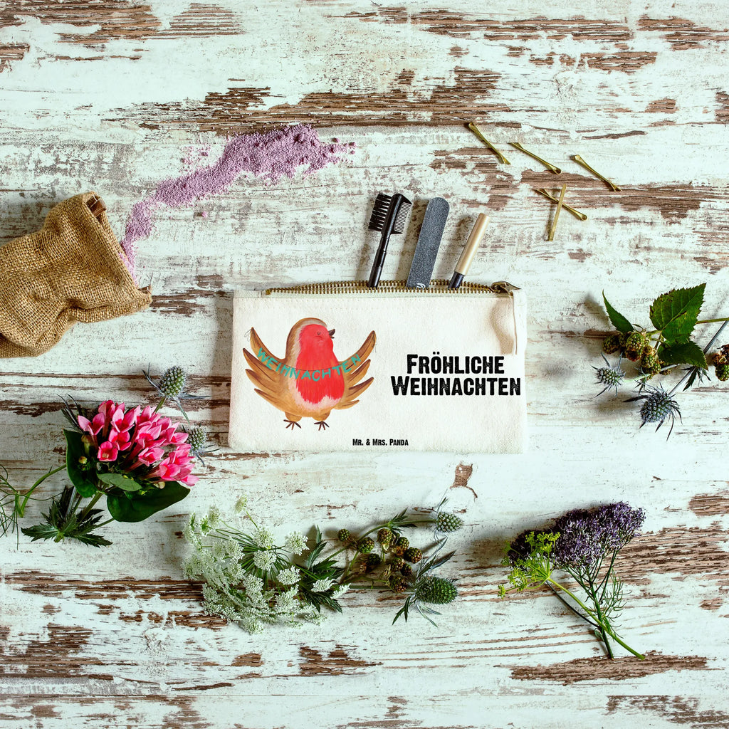 Make-up bag robin Christmas Winter, Christmas, Christmas time, snow, bird, Christmas greeting, xmas, Merry Christmas, Christmas motif, Christmas Eve, winter