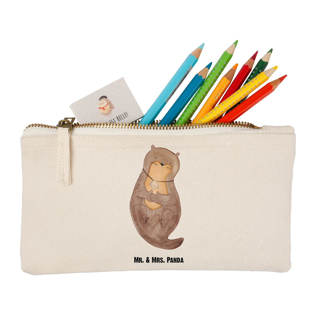 Make-up bag otter shell otter, marten, sea otter, European otter, water mammal, aquatic animal, baby otter, predator, water, otter gifts, animal lover, gift ideas for animal lovers, animal, mammal, water animal, gifts for people in love, brooding, office, otter love, dreaming, motivation, daydreaming