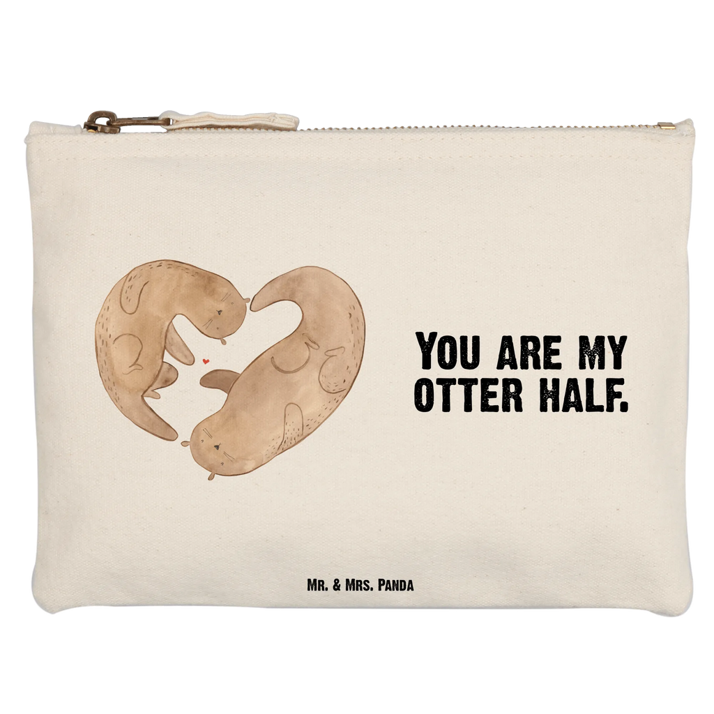 Make-up bag otter Heart aufbewahrungstasche, pencil case, Kulturbeutel, Waschbeutel, Mäppchen, toiletry bag, Kosmetiktasche, Schminktasche, aufbewahrungsbeutel, Etui, kosmetiktäschchen, Kosmetikbeutel, beauty tasche, Federmappe, Stiftemäppchen, Schminktäschchen, Schlampermäppchen, pinsel tasche, Waschtasche, Kulturtasche, beauty case, Schminkbeutel, utensilientasche, Otter, Fischotter, Seeotter, Herz, Verlobung, Liebesgeschenk, Liebe, Jahrestag, Love You, Liebesbeweis, Hochzeitstag, Bessere Hälfte, Gemeinsames Leben