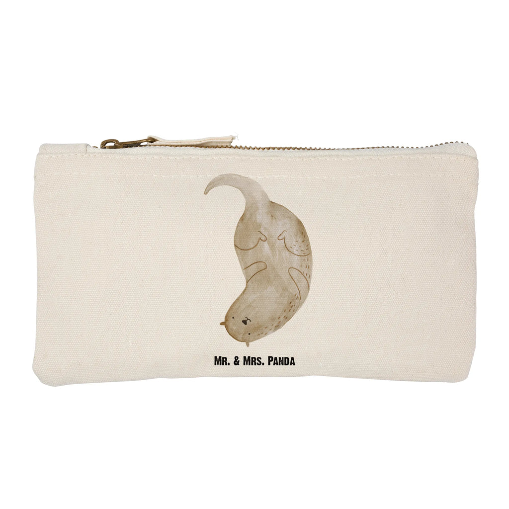 Schminktasche Otter Kopfüber Schlampermäppchen, Stiftemäppchen, Kulturbeutel, pinsel tasche, Schminkbeutel, Kosmetikbeutel, pencil case, aufbewahrungstasche, Waschtasche, utensilientasche, Waschbeutel, Schminktasche, aufbewahrungsbeutel, Etui, toiletry bag, Kulturtasche, beauty case, Schminktäschchen, kosmetiktäschchen, Kosmetiktasche, Mäppchen, beauty tasche, Federmappe, Otter, Fischotter, Seeotter, Otter Seeotter See Otter
