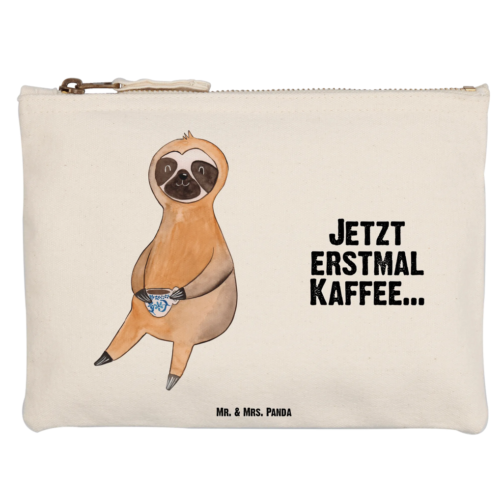 Make-up bag sloth Coffee beauty tasche, Schminkbeutel, Federmappe, Schminktäschchen, pinsel tasche, beauty case, utensilientasche, pencil case, Waschbeutel, Kulturtasche, Etui, Schminktasche, Kosmetiktasche, Mäppchen, Schlampermäppchen, Kulturbeutel, aufbewahrungsbeutel, toiletry bag, aufbewahrungstasche, Kosmetikbeutel, kosmetiktäschchen, Stiftemäppchen, Waschtasche, Faultier, Faultier Geschenk, Faultier Deko, Faultiere, Kaffee, Erster Kaffee, Morgenmuffel, Kaffeegetränk, Frühaufsteher, Genießer, faul, Kaffeetasse, Coffee, Lieblingstier