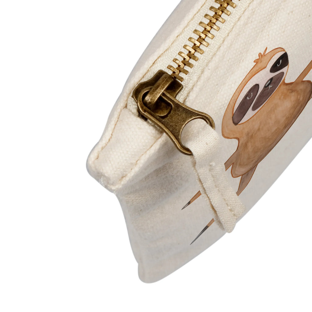 Make-up bag sloth yoga Schminkbeutel, pinsel tasche, Kosmetiktasche, beauty tasche, kosmetiktäschchen, Schlampermäppchen, Kosmetikbeutel, aufbewahrungstasche, beauty case, Mäppchen, Schminktasche, Federmappe, Waschbeutel, Waschtasche, Schminktäschchen, Etui, pencil case, utensilientasche, aufbewahrungsbeutel, toiletry bag, Kulturbeutel, Kulturtasche, Stiftemäppchen, Faultier, Faultier Geschenk, Faultier Deko, Faultiere, Lieblingstier, Meditation, Atmung, Krieger, faul, Gelassenheit, Entspannung, Yoga, Yogaübungen, Namaste