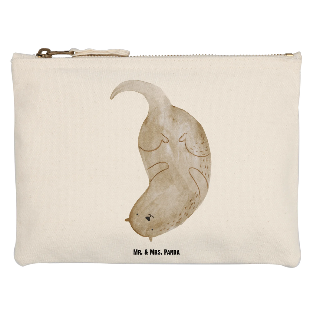 Schminktasche Otter Kopfüber Schlampermäppchen, Stiftemäppchen, Kulturbeutel, pinsel tasche, Schminkbeutel, Kosmetikbeutel, pencil case, aufbewahrungstasche, Waschtasche, utensilientasche, Waschbeutel, Schminktasche, aufbewahrungsbeutel, Etui, toiletry bag, Kulturtasche, beauty case, Schminktäschchen, kosmetiktäschchen, Kosmetiktasche, Mäppchen, beauty tasche, Federmappe, Otter, Fischotter, Seeotter, Otter Seeotter See Otter