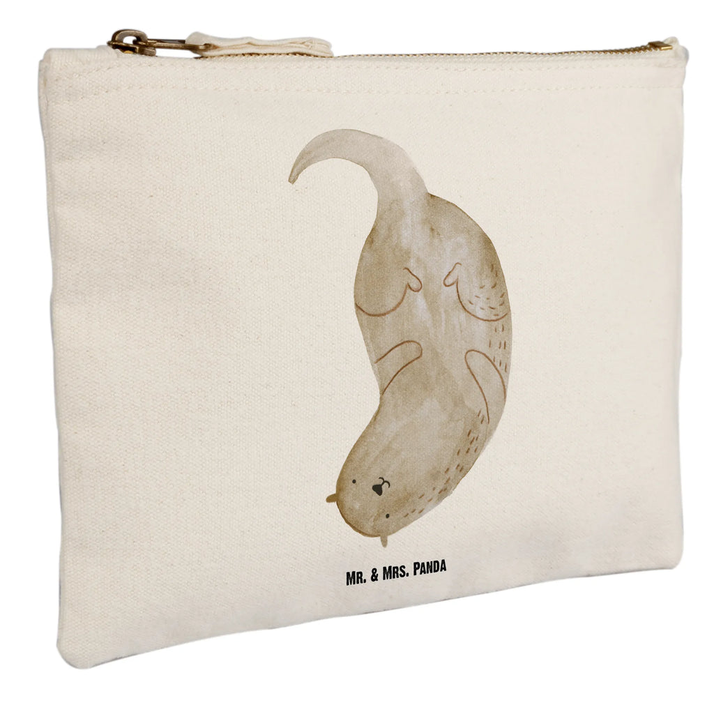 Schminktasche Otter Kopfüber Schlampermäppchen, Stiftemäppchen, Kulturbeutel, pinsel tasche, Schminkbeutel, Kosmetikbeutel, pencil case, aufbewahrungstasche, Waschtasche, utensilientasche, Waschbeutel, Schminktasche, aufbewahrungsbeutel, Etui, toiletry bag, Kulturtasche, beauty case, Schminktäschchen, kosmetiktäschchen, Kosmetiktasche, Mäppchen, beauty tasche, Federmappe, Otter, Fischotter, Seeotter, Otter Seeotter See Otter