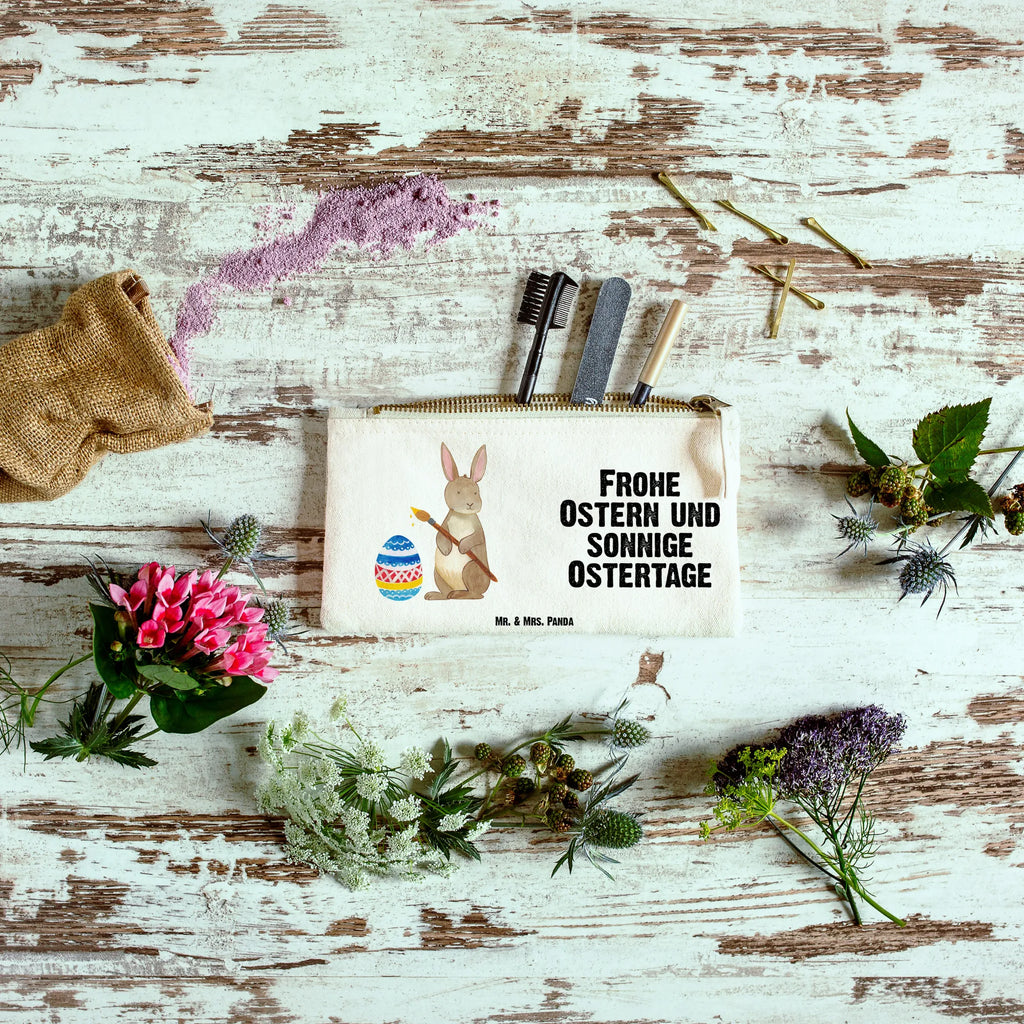 torebka na makijaż Zając Malowanie jajek Schminkbeutel, Kulturbeutel, Kulturtasche, beauty case, Kosmetiktasche, Stiftemäppchen, Etui, Schlampermäppchen, Schminktäschchen, aufbewahrungstasche, pinsel tasche, aufbewahrungsbeutel, utensilientasche, Mäppchen, pencil case, Kosmetikbeutel, Federmappe, beauty tasche, Waschtasche, kosmetiktäschchen, toiletry bag, Schminktasche, Waschbeutel, Osterdeko, Osterhase, Osternest, Ostergeschenke, Geschenke zu Ostern, Ostern Geschenk, Ostergeschenke Kinder, Ostern Kinder, Ostern, Frohe Ostern, Osterblume, Eiermalen, Hase, Osterei, Bemalte Ostereier, Kaninchen, Ostergrüße