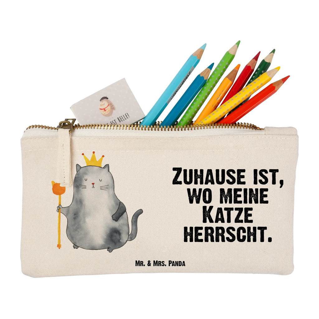 torebka na makijaż kot Król Waschbeutel, Kosmetiktasche, Mäppchen, pinsel tasche, aufbewahrungsbeutel, aufbewahrungstasche, beauty tasche, Kulturbeutel, beauty case, Schlampermäppchen, utensilientasche, Schminktäschchen, pencil case, Waschtasche, kosmetiktäschchen, toiletry bag, Schminktasche, Kulturtasche, Stiftemäppchen, Schminkbeutel, Kosmetikbeutel, Federmappe, Etui, Katzenmotiv, Katzenfan, Katzendeko, Katzenfreund, Katzenliebhaber, Katzenprodukte, Katzenartikel, Katzenaccessoires, Katzensouvenirs, Katzenliebhaberprodukte, Katzenmotive, Katze, Katzenhalter, Cats, Cat, Katzen, Einzug, Haustier, Wohnung, Mietze, Erste Eigenen Wohnung, Familie, Mietzhaus, Katzenbesitzerin, Königin, König, Queen, Kater, Umzug