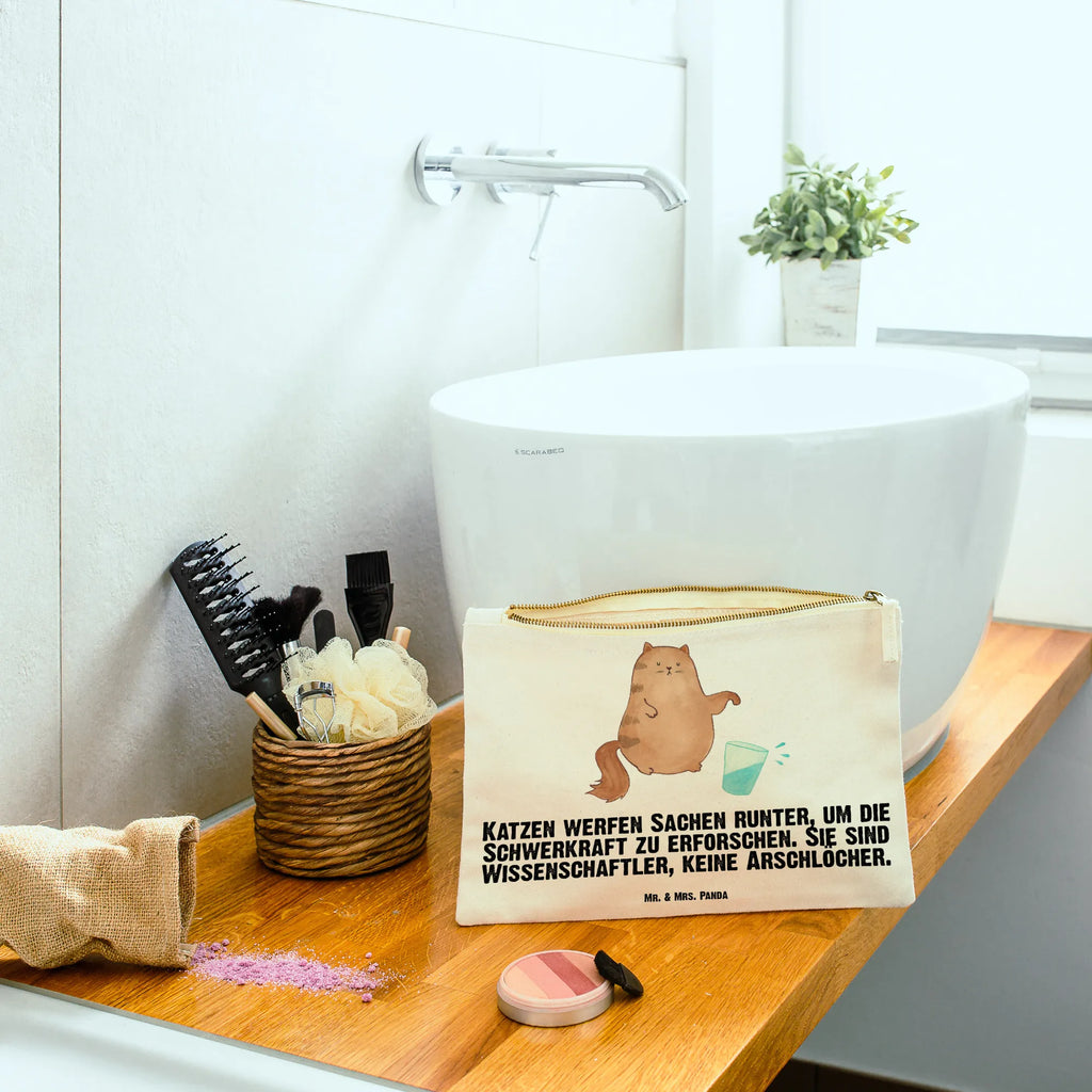 torebka na makijaż kot szklanka wody Kot, motyw kotów, miłośnik kotów, dekoracje z kotami, przyjaciel kotów, entuzjasta kotów, produkty dla kotów, artykuły dla kotów, akcesoria dla kotów, pamiątki z kotami, produkty dla miłośników kotów, motywy kotów