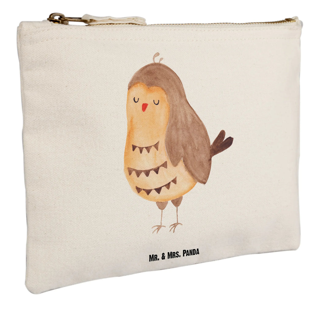 Schminktasche Eule Zufrieden Etui, Schlampermäppchen, beauty tasche, Federmappe, beauty case, Kulturtasche, aufbewahrungsbeutel, aufbewahrungstasche, pencil case, Schminkbeutel, Schminktasche, Waschbeutel, utensilientasche, Kulturbeutel, Kosmetikbeutel, Schminktäschchen, Waschtasche, Stiftemäppchen, Kosmetiktasche, kosmetiktäschchen, Mäppchen, pinsel tasche, toiletry bag, Eule, Eule Spruch, Eule Deko, Owl, Romantisch, Liebe Spruch, Geschenk Hochzeitstag, Wortspiel Lustig, Spruch schön