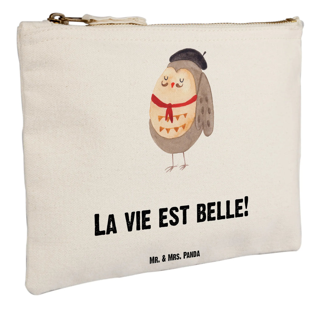 Schminktasche Eule Frankreich aufbewahrungsbeutel, beauty tasche, Waschtasche, Schlampermäppchen, Kosmetiktasche, utensilientasche, pencil case, toiletry bag, Waschbeutel, Federmappe, Kulturbeutel, Stiftemäppchen, beauty case, pinsel tasche, Etui, Kosmetikbeutel, Schminktäschchen, Kulturtasche, Mäppchen, Schminktasche, aufbewahrungstasche, kosmetiktäschchen, Schminkbeutel, Eule, Frankreich, Spruch Französisch, Eulen, La Vie Est Belle, Owl, Spruch schön, Eule Deko, Hibou, Das Leben Ist schön