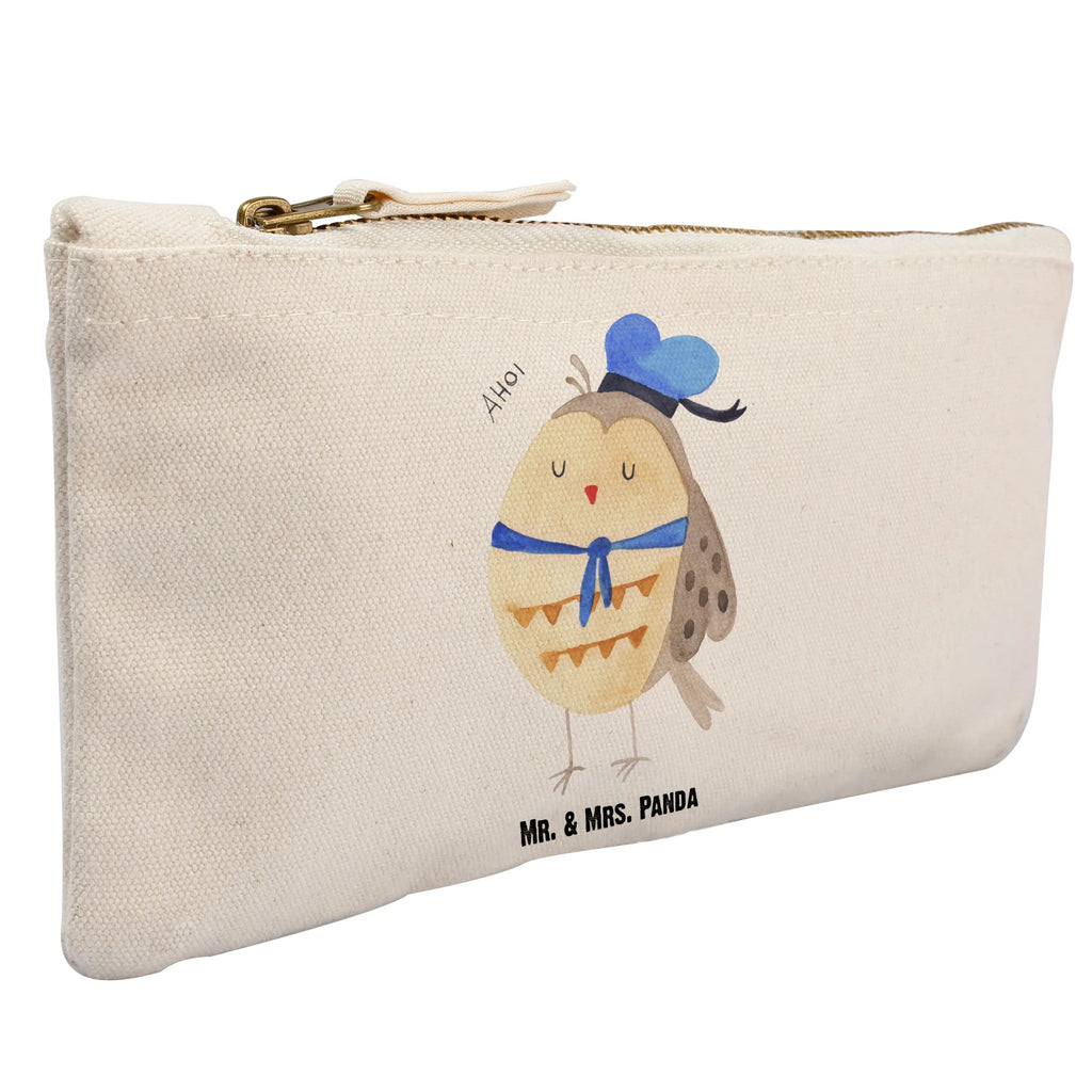 Make-up bag Owl sailor Schlampermäppchen, Kosmetikbeutel, Schminkbeutel, aufbewahrungsbeutel, utensilientasche, Stiftemäppchen, Mäppchen, beauty tasche, Etui, Waschbeutel, Schminktasche, Federmappe, aufbewahrungstasche, toiletry bag, Kulturbeutel, kosmetiktäschchen, Schminktäschchen, Kosmetiktasche, Kulturtasche, pencil case, pinsel tasche, Waschtasche, beauty case, Eule, Wortspiel Lustig, Eule Deko, Matrose, Owl, Ehe, Hochzeitstag Geschenk, Eule Spruch, Heimathafen, Freundin, Seefahrer