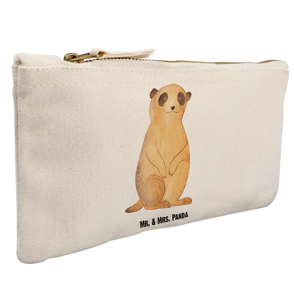 Make-up bag Meerkat Etui, Schlampermäppchen, Federmappe, Schminktäschchen, Kosmetikbeutel, Kosmetiktasche, kosmetiktäschchen, beauty case, Stiftemäppchen, Waschbeutel, utensilientasche, Schminktasche, Kulturbeutel, beauty tasche, aufbewahrungsbeutel, aufbewahrungstasche, pencil case, Kulturtasche, Mäppchen, toiletry bag, pinsel tasche, Schminkbeutel, Waschtasche, Afrika, Wildtiere, Spruch, Reisen, Traveling, Afrikareise, Roadtrip, Erdmännchen, Weltreise