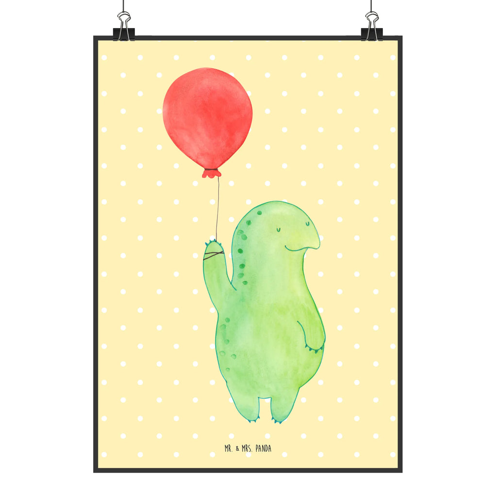 Plakat żółw balon Skałka