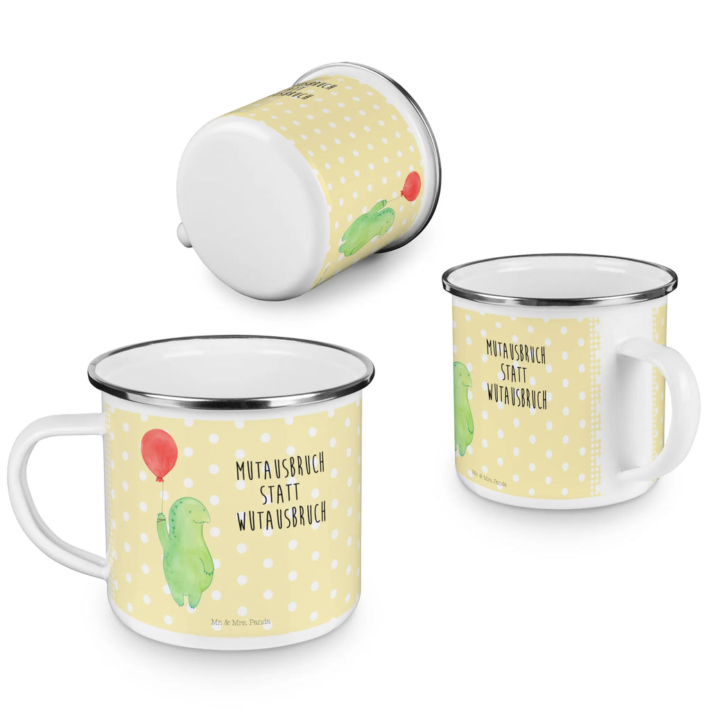 Enamel camping mug tortoise balloon Metalltasse, Tasse Emaille, Trinkbecher, emaillebecher, blechbecher, Teebecher, Pott, wandertasse, Emailletasse, Emaille Becher, Teetasse, becher emaille, wanderbecher, Tasse, Blechtasse, reisetasse, Kaffeetasse, Campingbecher, Campingtasse, Emaille Tasse, Becher, Kaffeebecher, Reisebecher, metallbecher, Schildkröte, Mutausbruch, Motivationsspruch, Motivation, Schildkröten