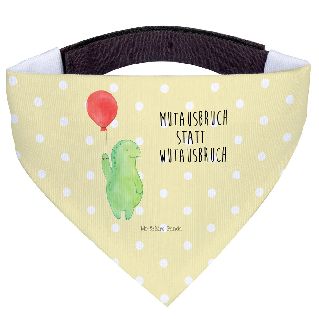 Dog neckerchief tortoise balloon Mittel, Hundehalstuch, Halstuch, Mittelgroße Hunde, Tuch, Hunde, Schildkröte, Mutausbruch, Motivationsspruch, Schildkröten, Motivation
