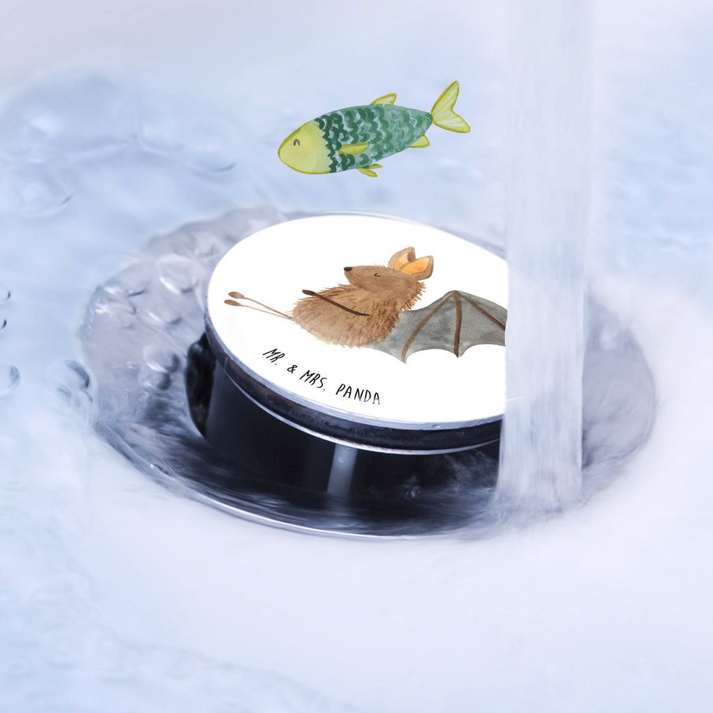 Sink plug bat Sit Abflussstöpsel, Ablaufgarnitur, Waschbecken, Stöpsel, Waschbecken Stopfen, Tiermotive, Gute Laune, lustige Sprüche, Tiere, Fledermaus, Motivation, Fledermäuse, entspannen